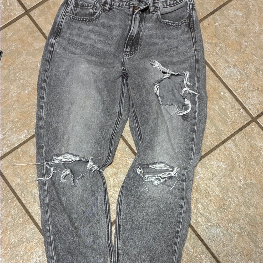American Eagle Outfitters Gray Boyfriend Jeans